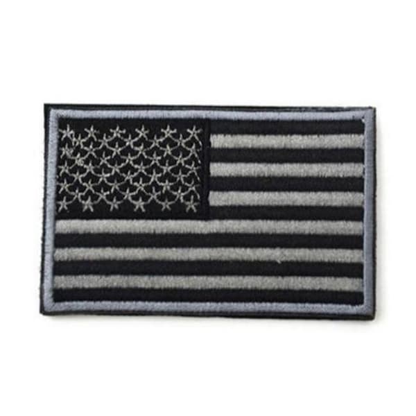 Jupiter Gear Jupiter Gear JGFLAG1GRY Tactical USA Flag Patch with